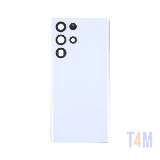 Tampa Traseira+Lente de Câmera Samsung Galaxy S22 Ultra/S908 Branco